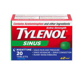 Tylenol Extra Strength – Sinus|20 Nighttime Tablets – Now Only $6.39